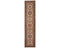 11 Feet Beige Kazak Afghan Hand Knotted Wool Runner Rug